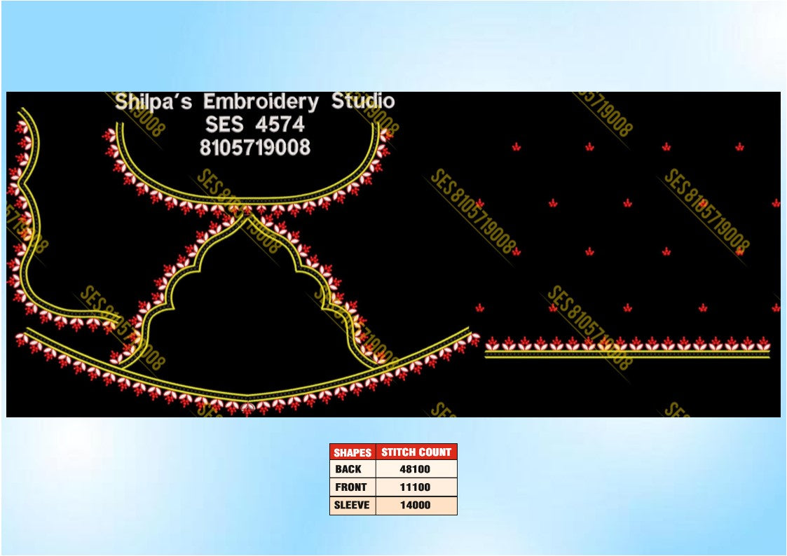 Embroidery Designs 4501-4600 Series