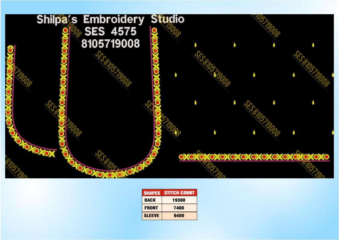 Embroidery Designs 4501-4600 Series