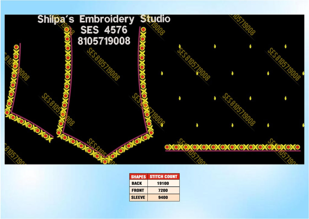 Embroidery Designs 4501-4600 Series