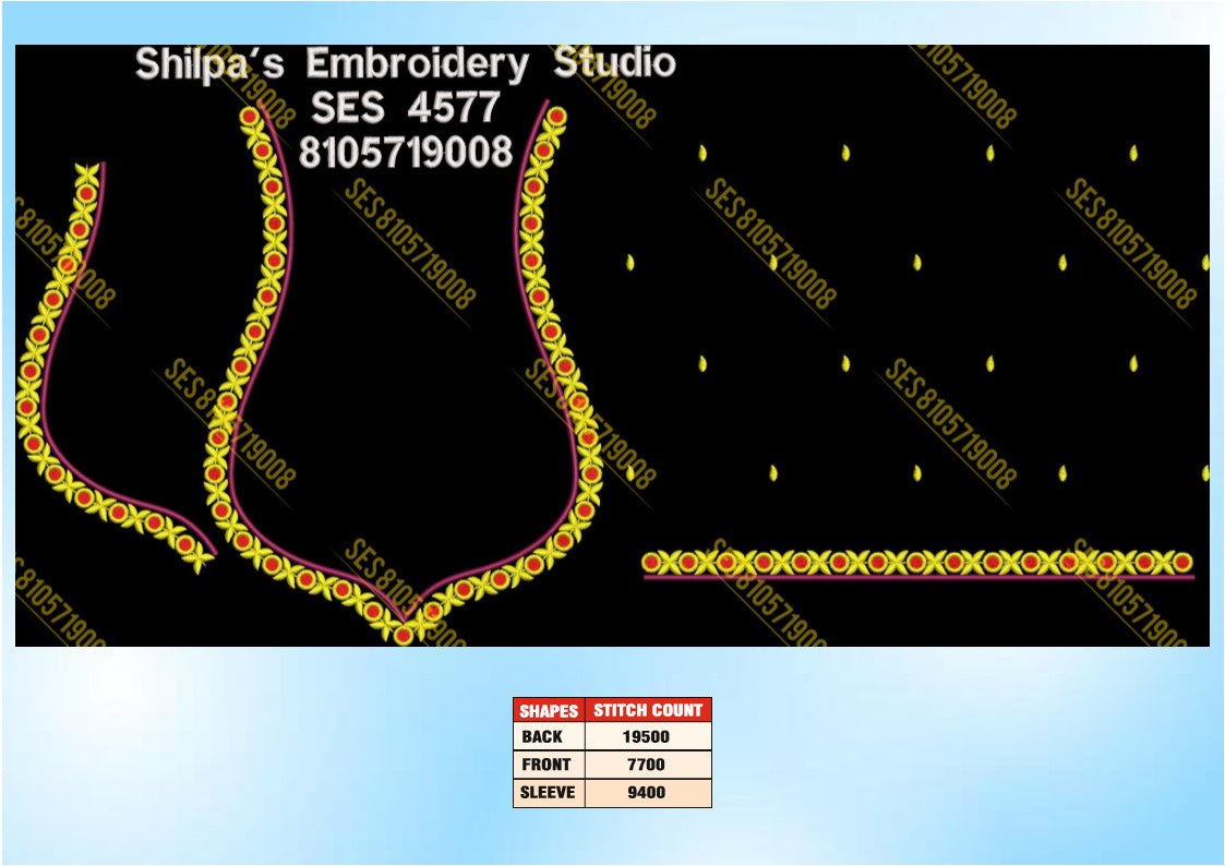 Embroidery Designs 4501-4600 Series