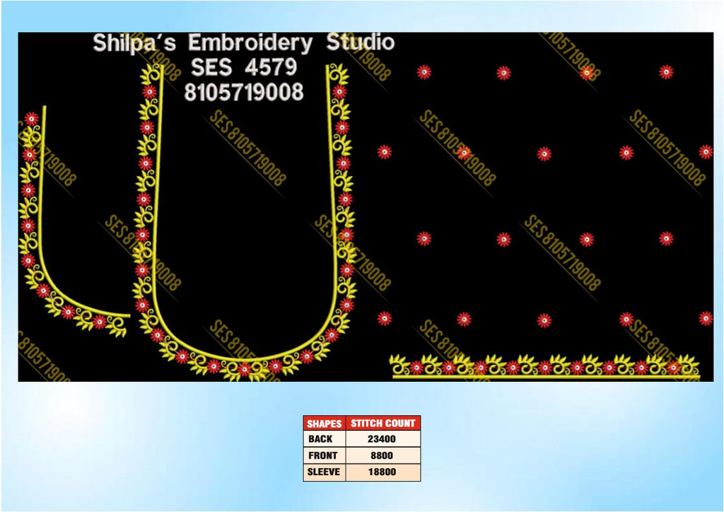 Embroidery Designs 4501-4600 Series