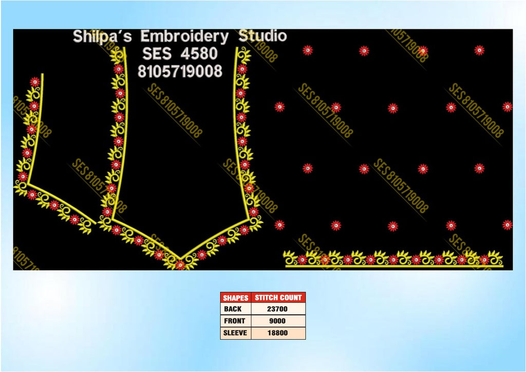 Embroidery Designs 4501-4600 Series