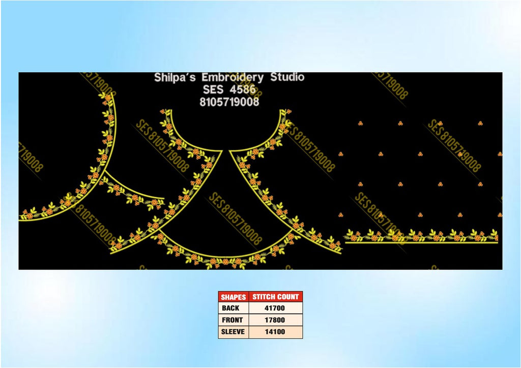 Embroidery Designs 4501-4600 Series