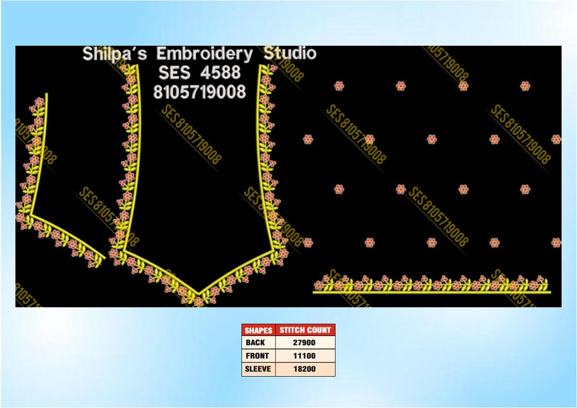 Embroidery Designs 4501-4600 Series