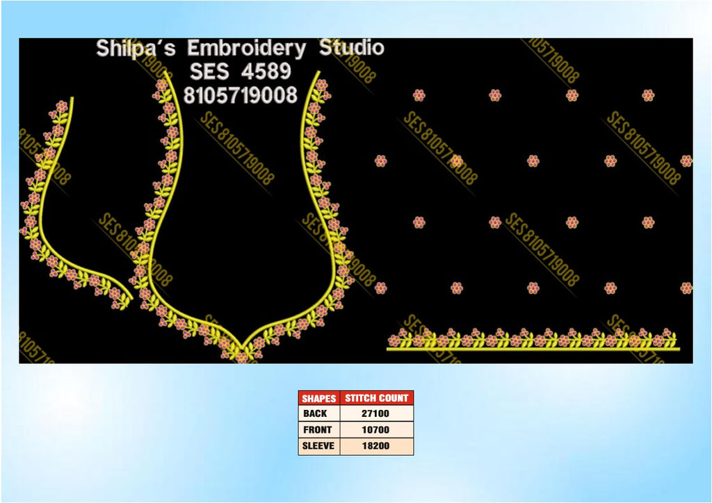 Embroidery Designs 4501-4600 Series