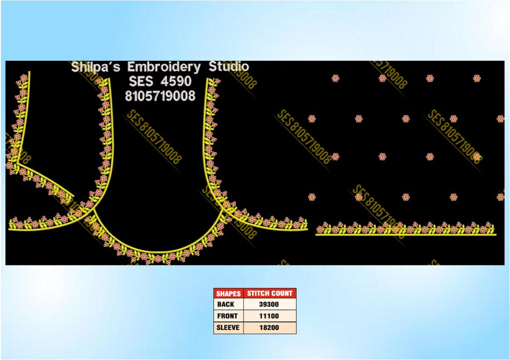 Embroidery Designs 4501-4600 Series