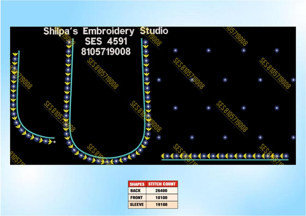 Embroidery Designs 4501-4600 Series