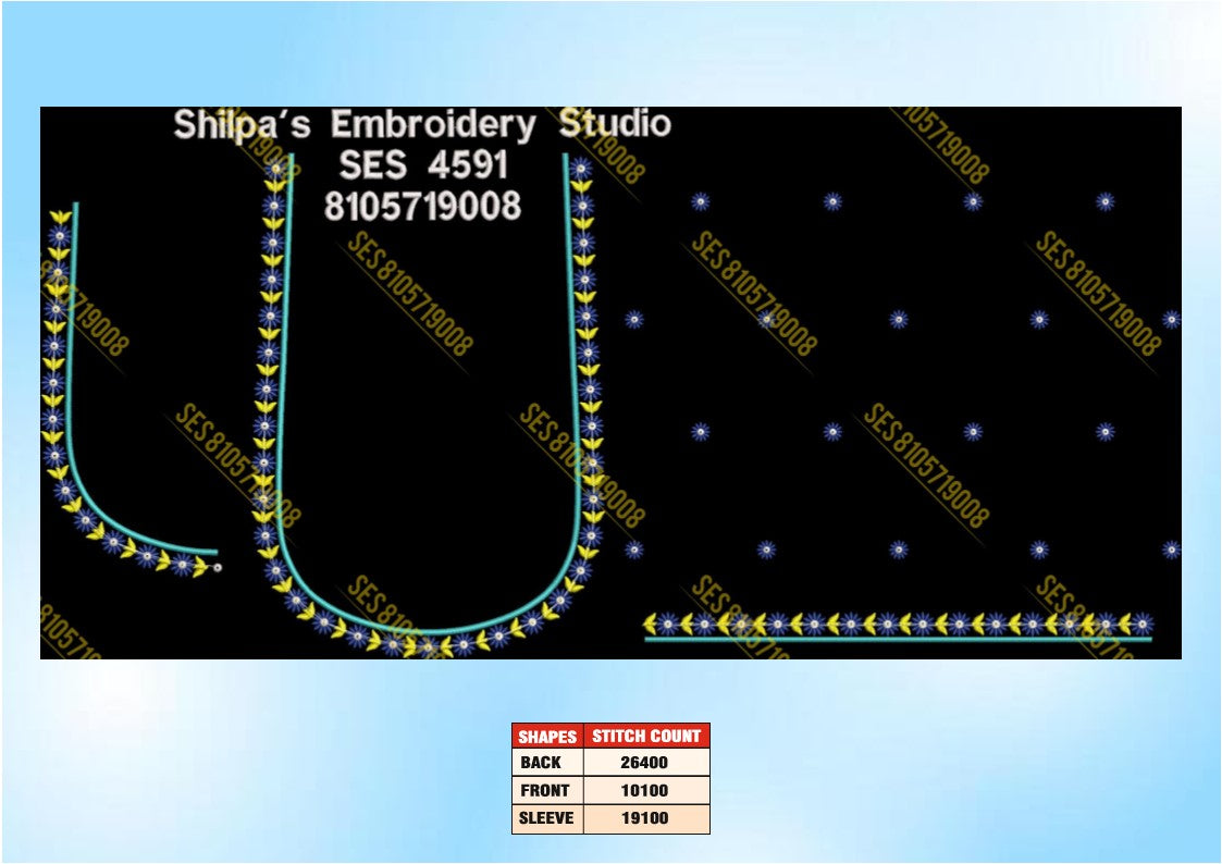 Embroidery Designs 4501-4600 Series
