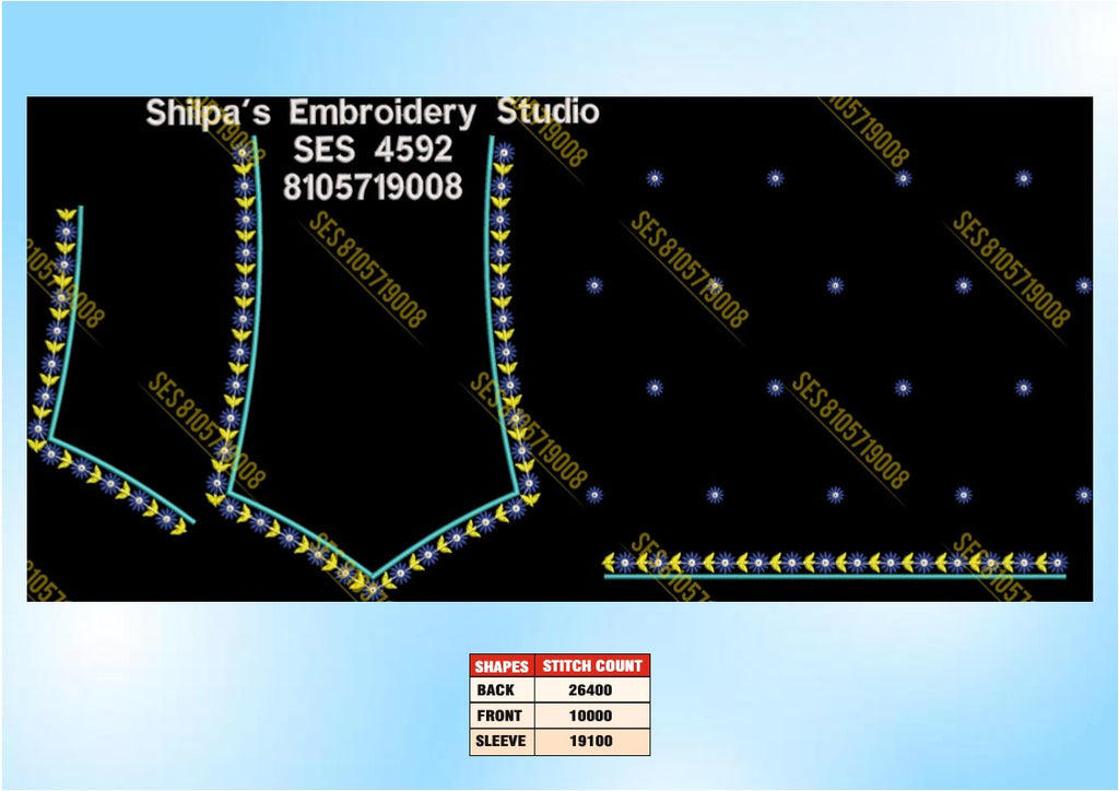 Embroidery Designs 4501-4600 Series