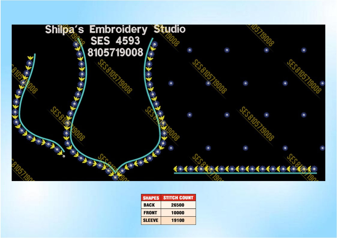 Embroidery Designs 4501-4600 Series