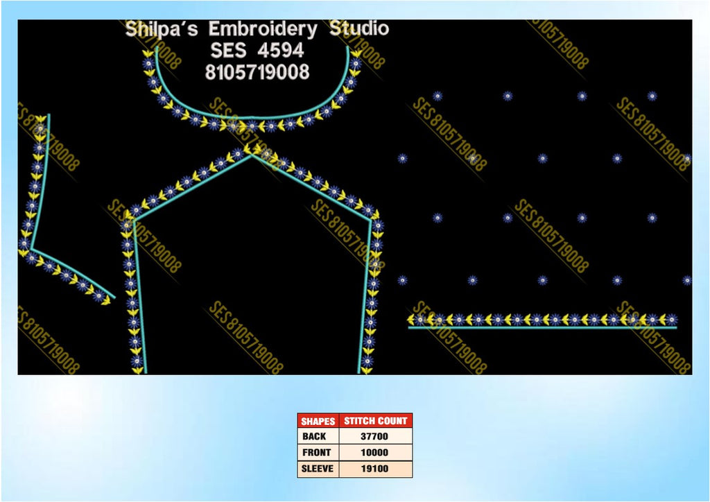 Embroidery Designs 4501-4600 Series