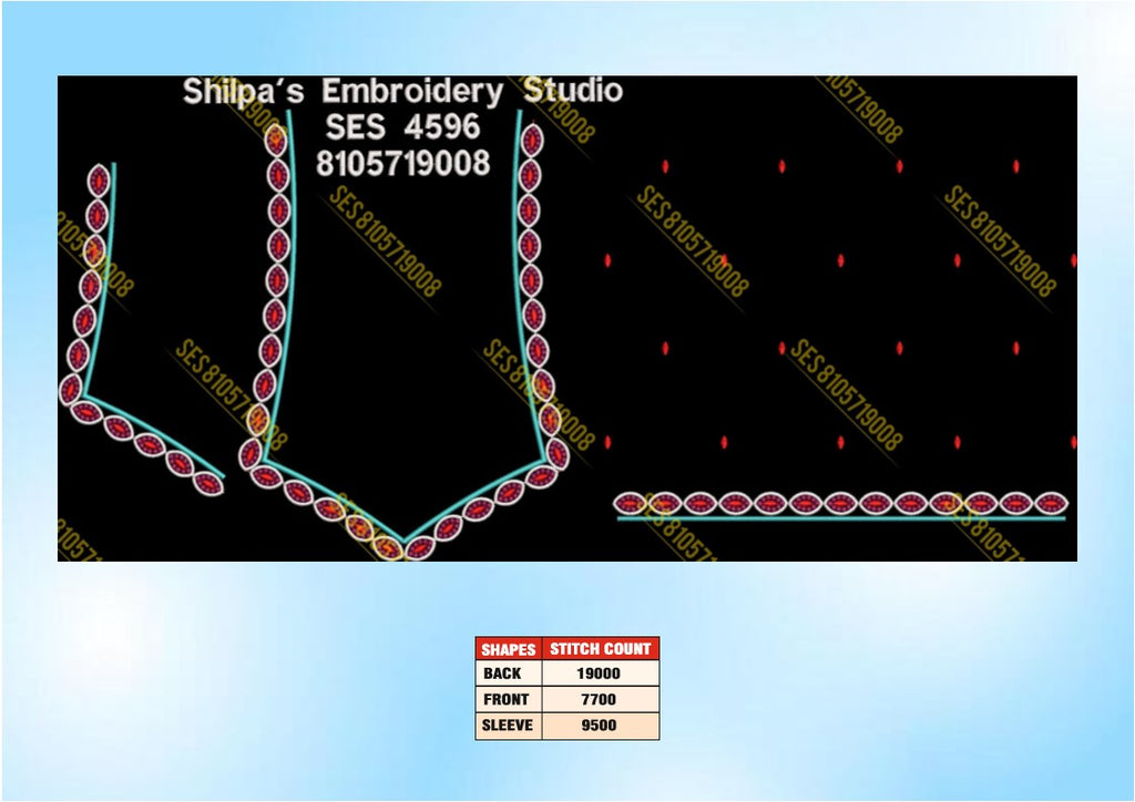 Embroidery Designs 4501-4600 Series