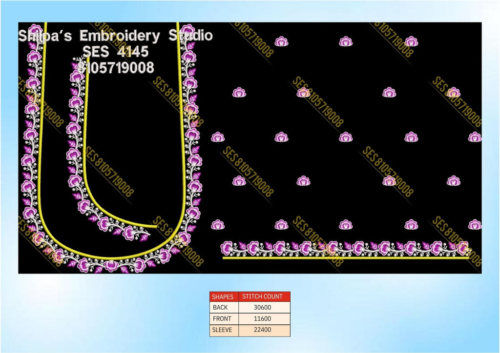Embroidery Designs 4101-4200 Series