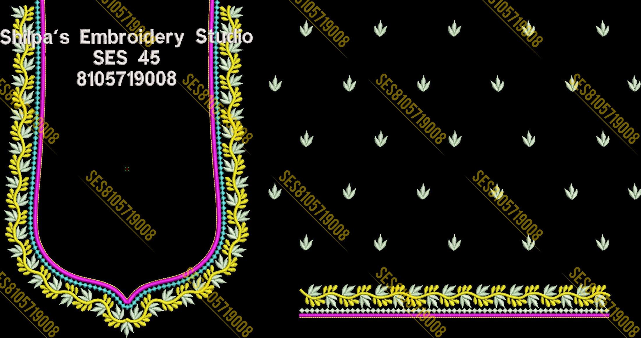 Embroidery Designs 1-100 Series