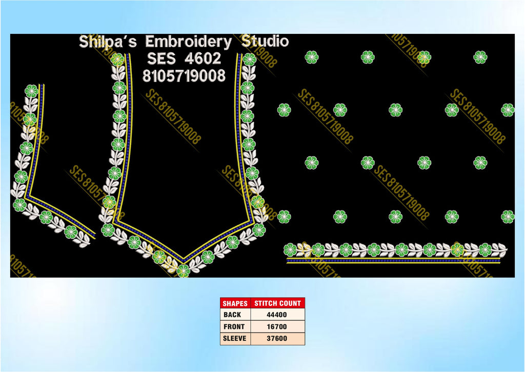 Embroidery Designs 4601-4700 Series