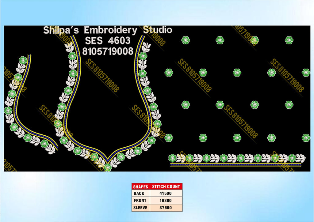 Embroidery Designs 4601-4700 Series
