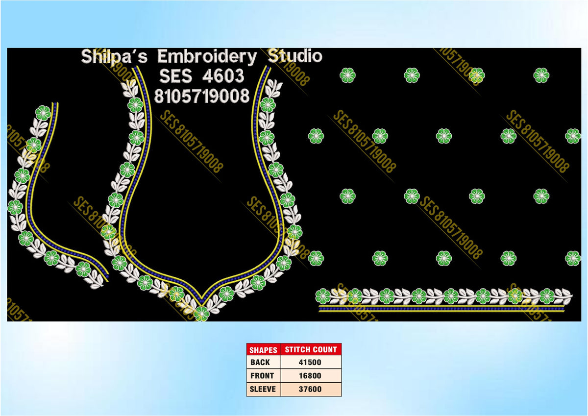 Embroidery Designs 4601-4700 Series