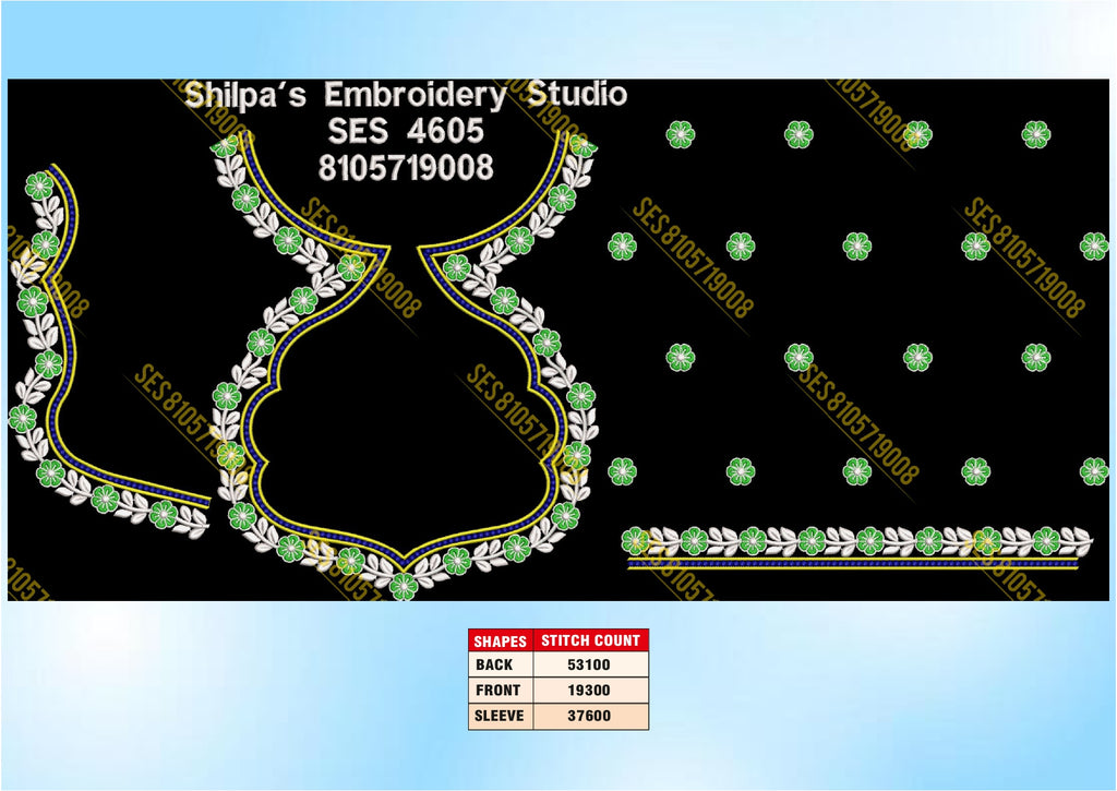 Embroidery Designs 4601-4700 Series