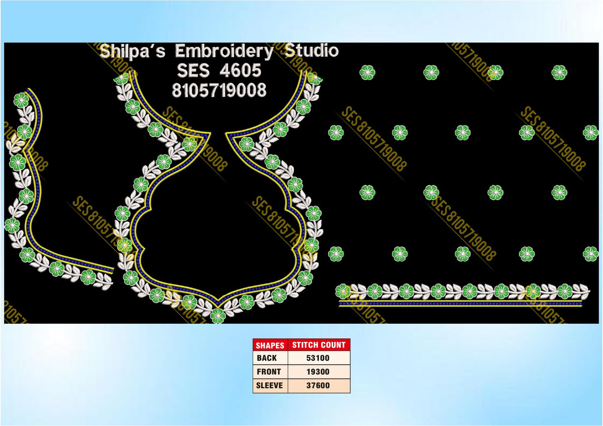 Embroidery Designs 4601-4700 Series