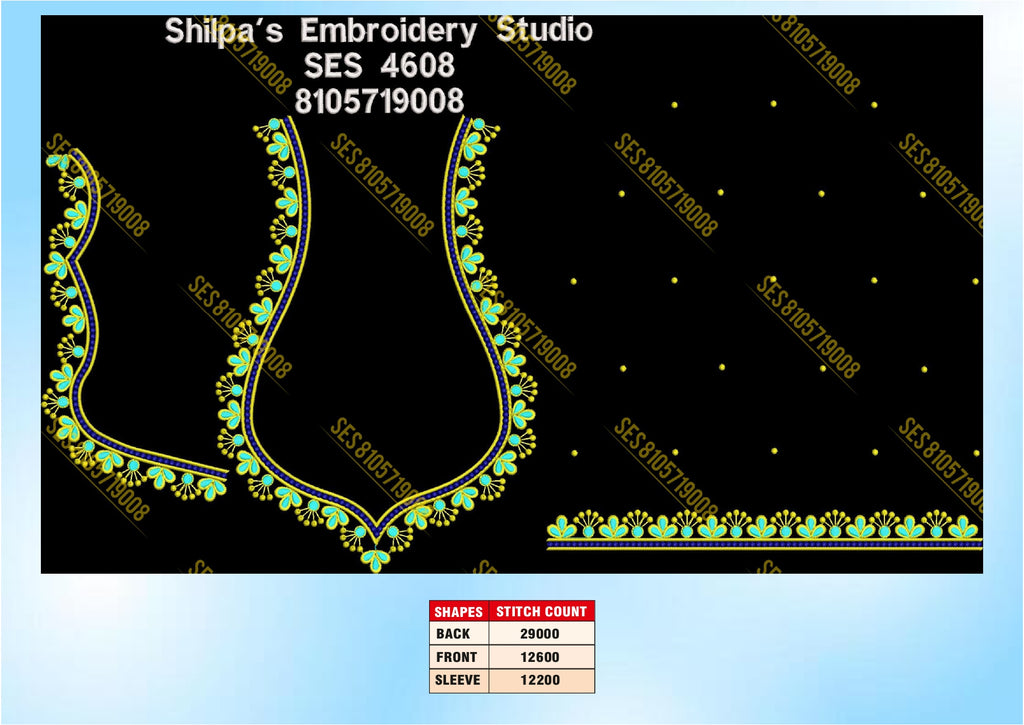 Embroidery Designs 4601-4700 Series