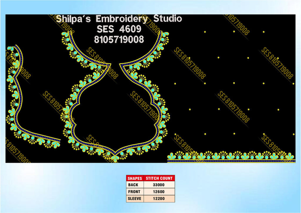 Embroidery Designs 4601-4700 Series