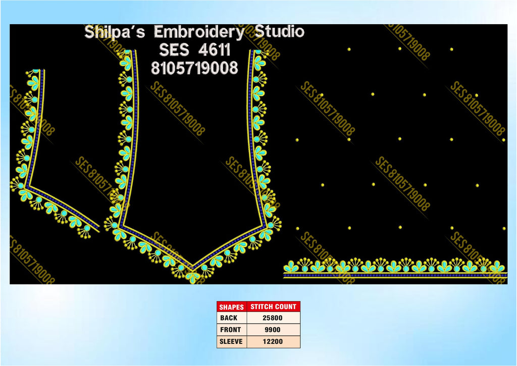 Embroidery Designs 4601-4700 Series
