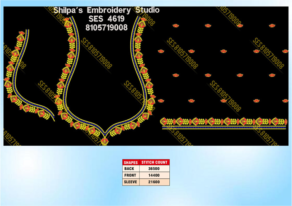 Embroidery Designs 4601-4700 Series