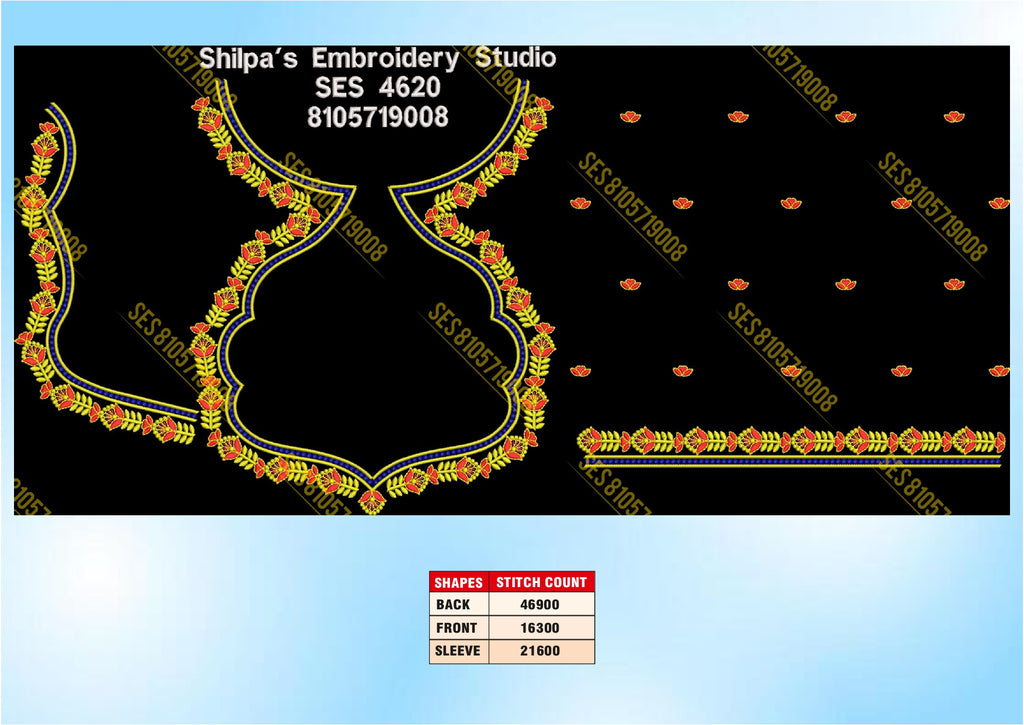 Embroidery Designs 4601-4700 Series