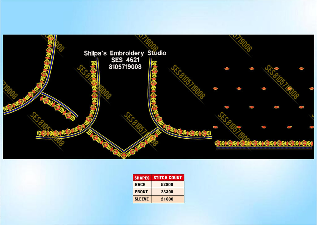 Embroidery Designs 4601-4700 Series