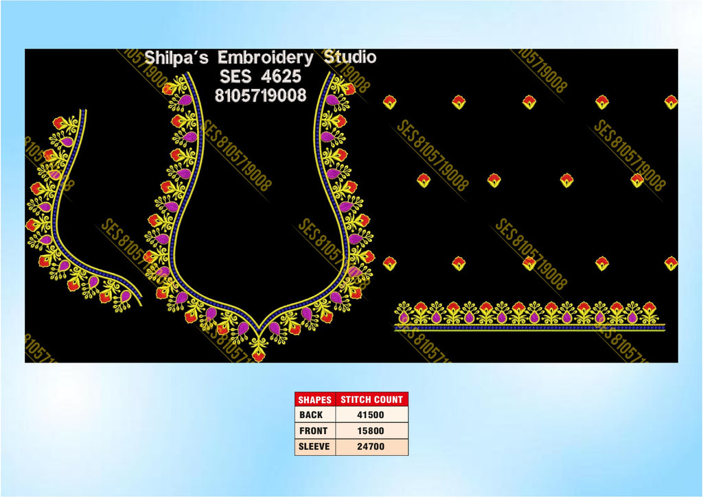 Embroidery Designs 4601-4700 Series