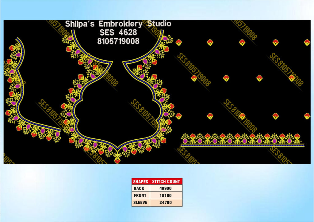 Embroidery Designs 4601-4700 Series