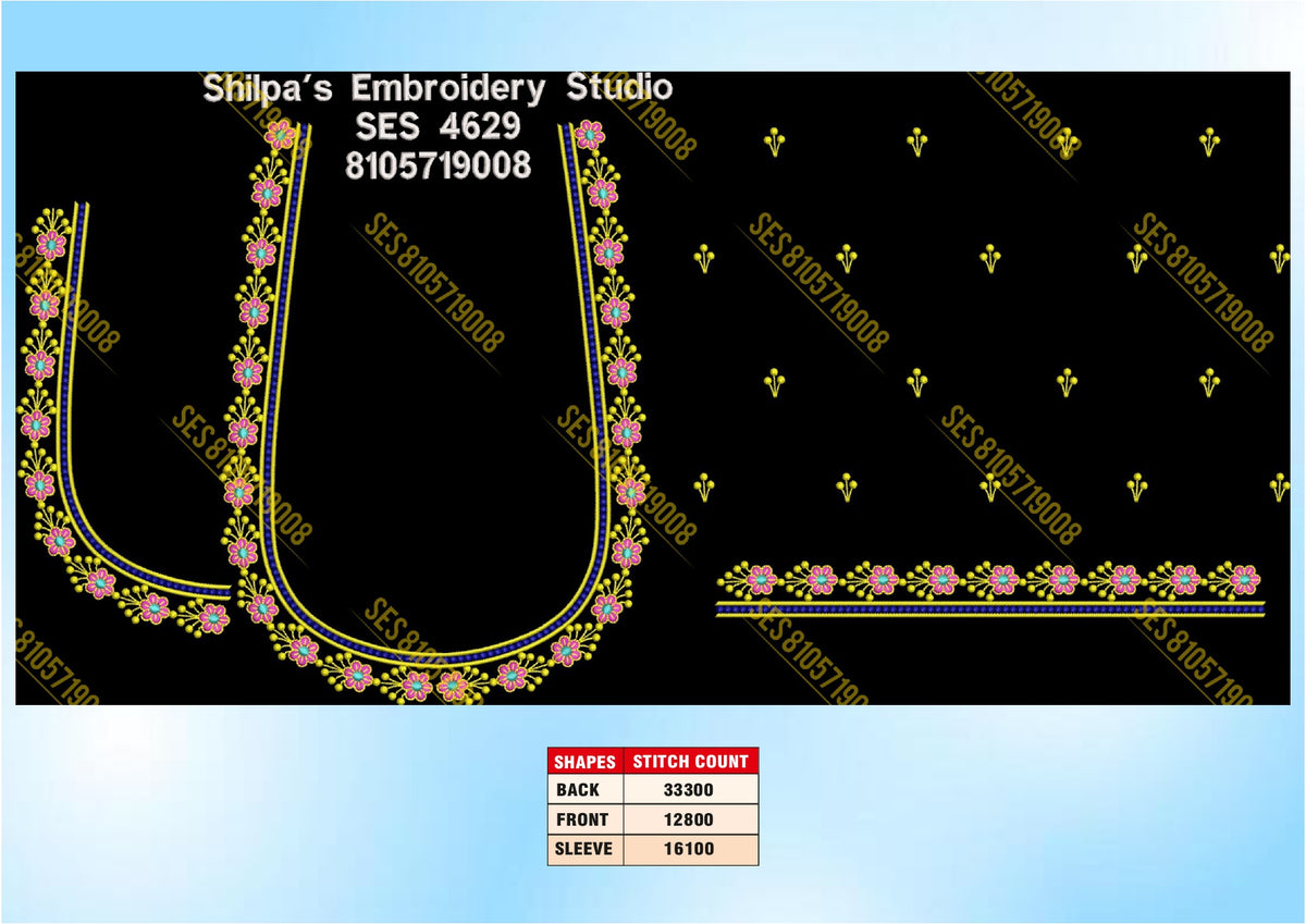 Embroidery Designs 4601-4700 Series