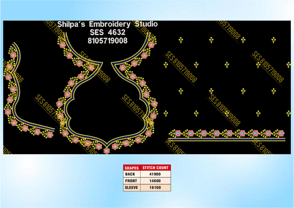 Embroidery Designs 4601-4700 Series