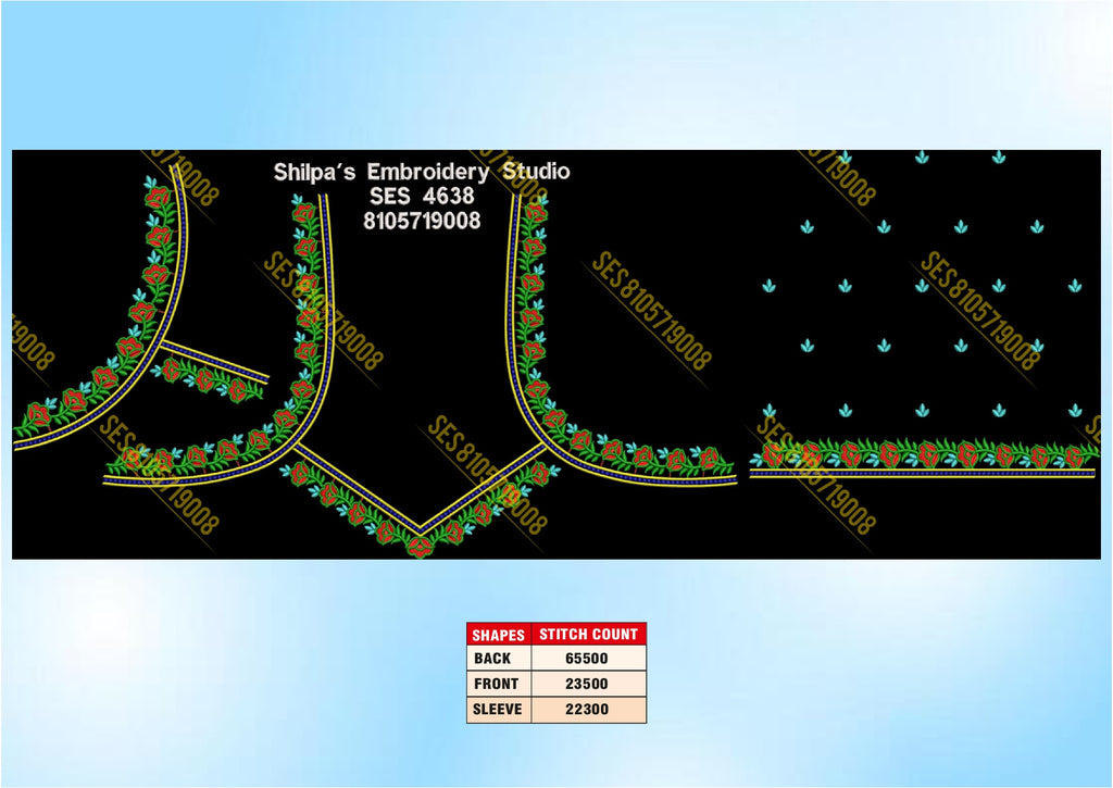 Embroidery Designs 4601-4700 Series