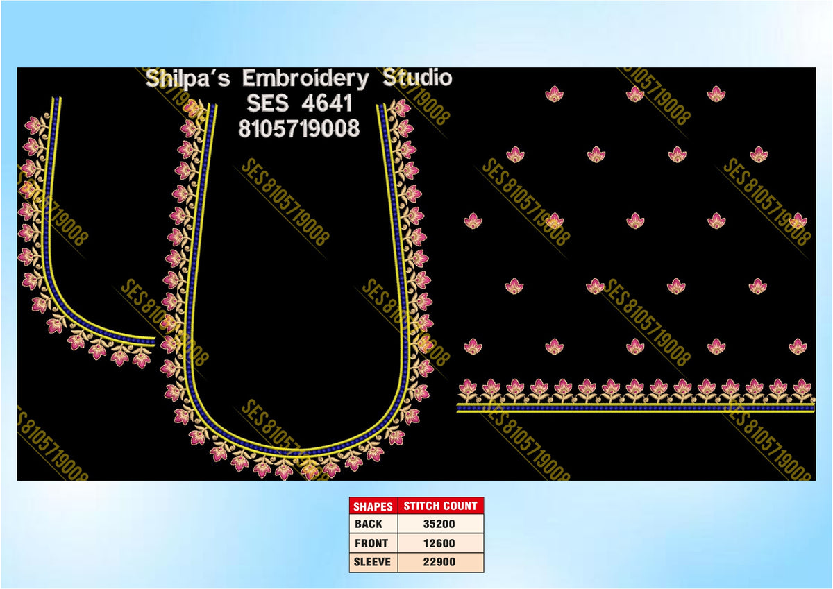 Embroidery Designs 4601-4700 Series