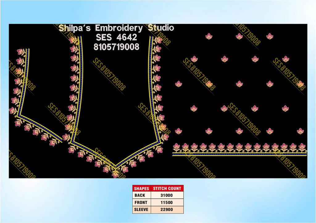 Embroidery Designs 4601-4700 Series