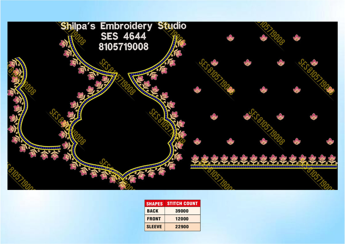 Embroidery Designs 4601-4700 Series