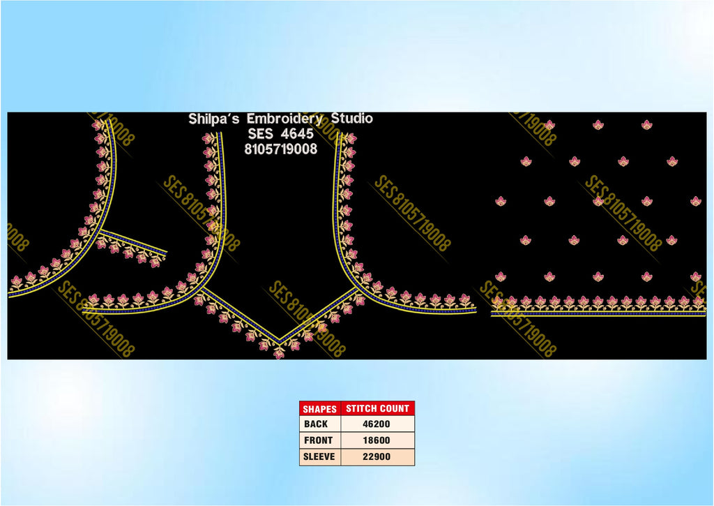 Embroidery Designs 4601-4700 Series