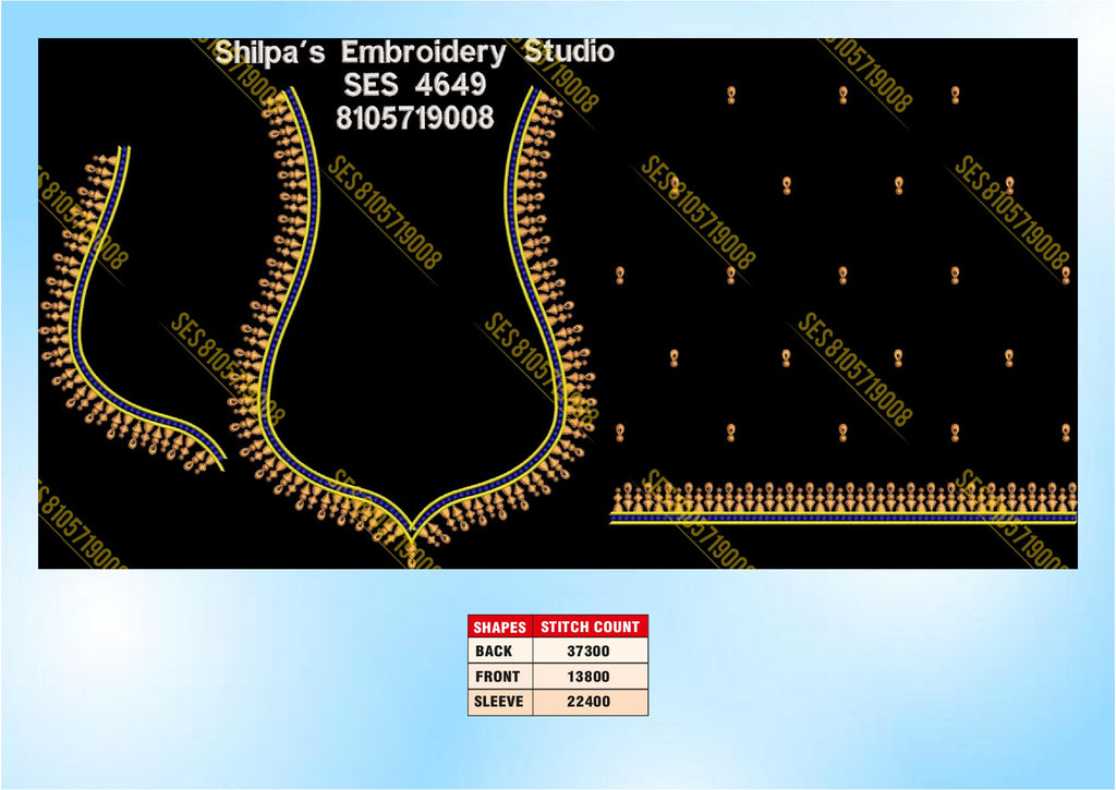 Embroidery Designs 4601-4700 Series