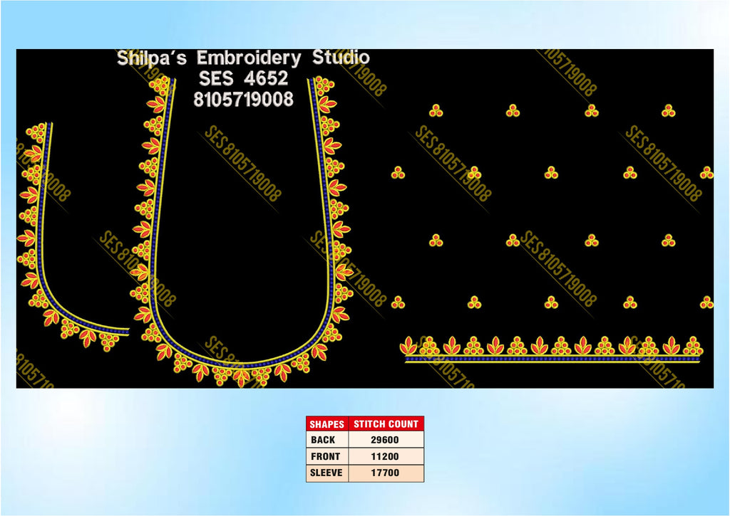 Embroidery Designs 4601-4700 Series