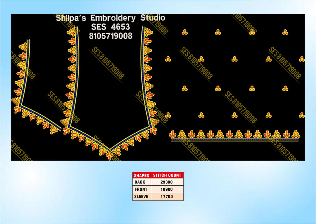 Embroidery Designs 4601-4700 Series