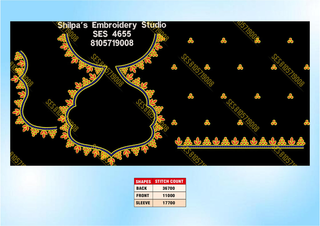 Embroidery Designs 4601-4700 Series