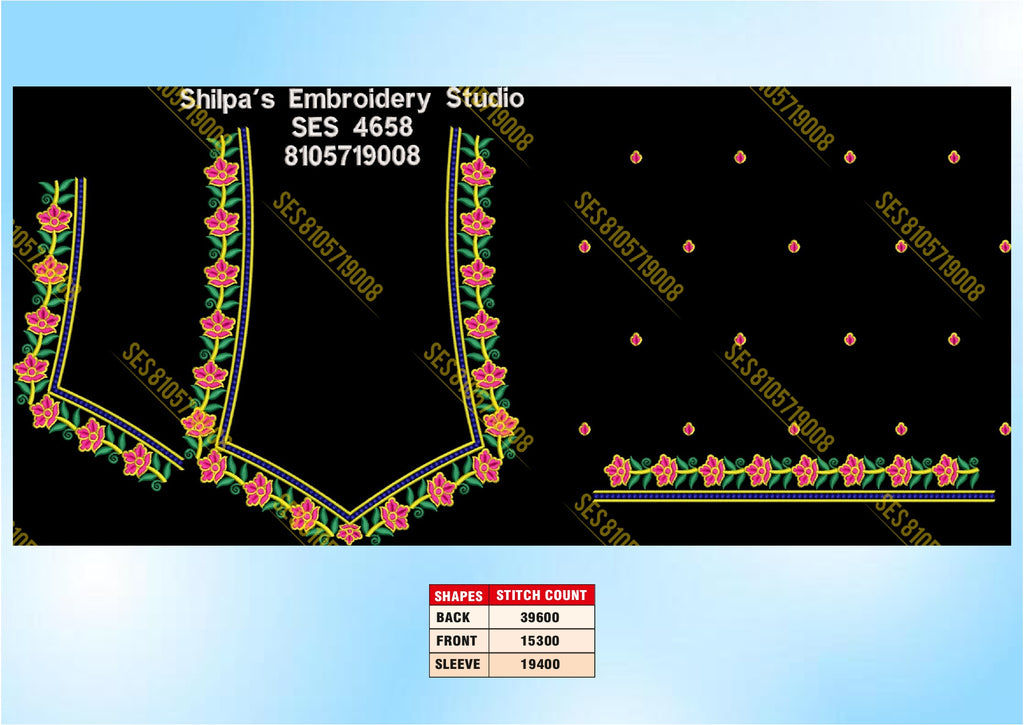 Embroidery Designs 4601-4700 Series