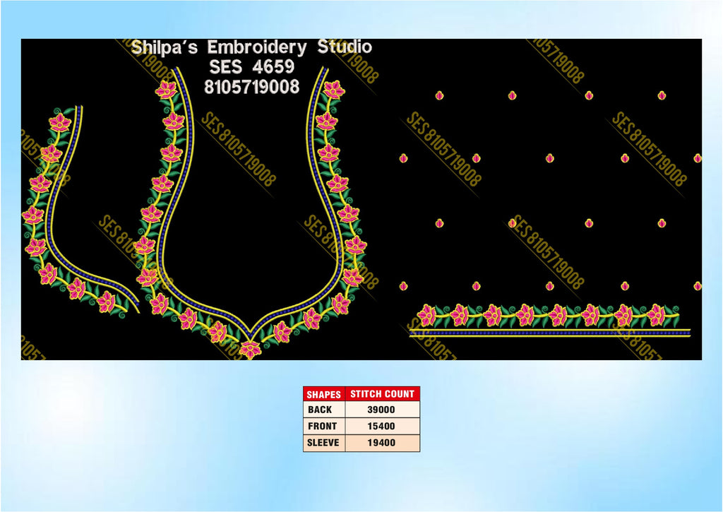 Embroidery Designs 4601-4700 Series