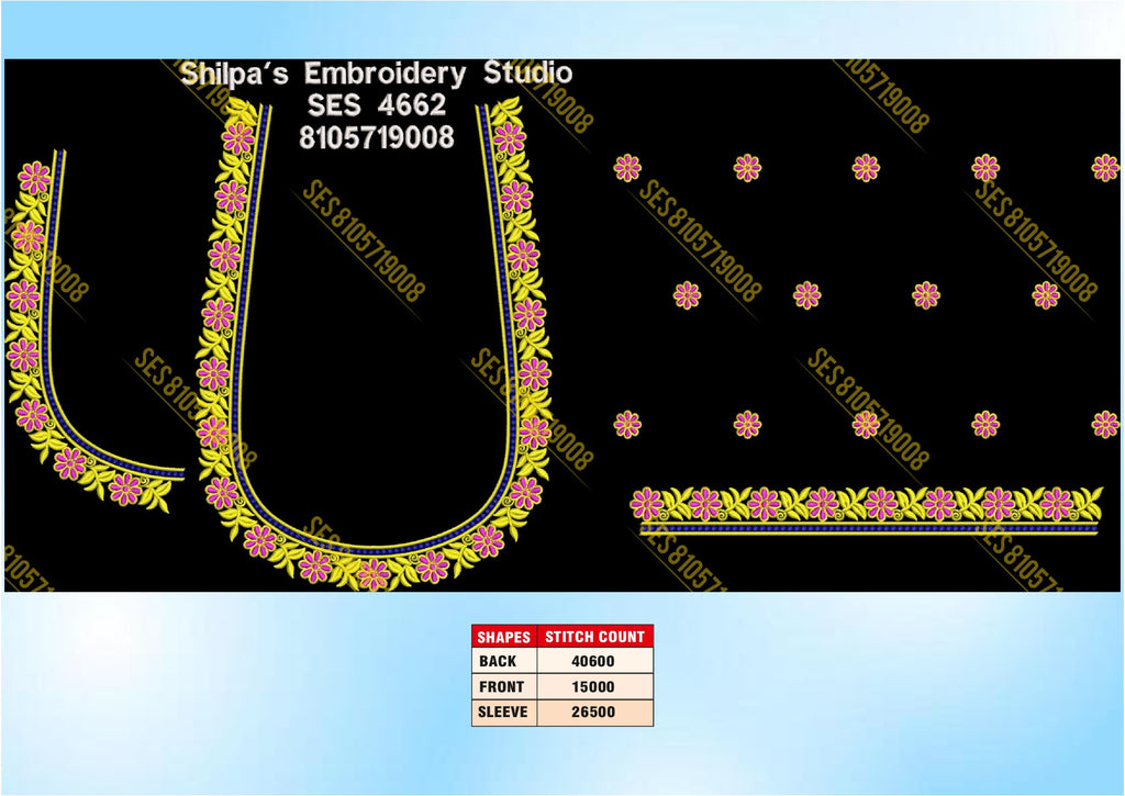 Embroidery Designs 4601-4700 Series