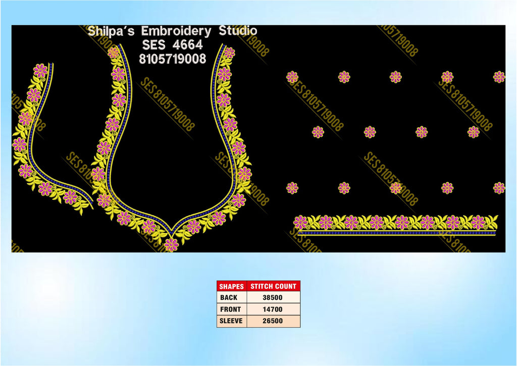 Embroidery Designs 4601-4700 Series