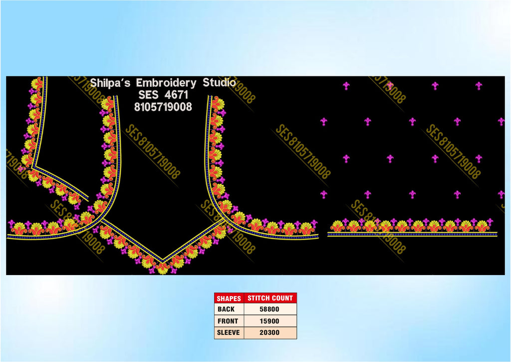 Embroidery Designs 4601-4700 Series
