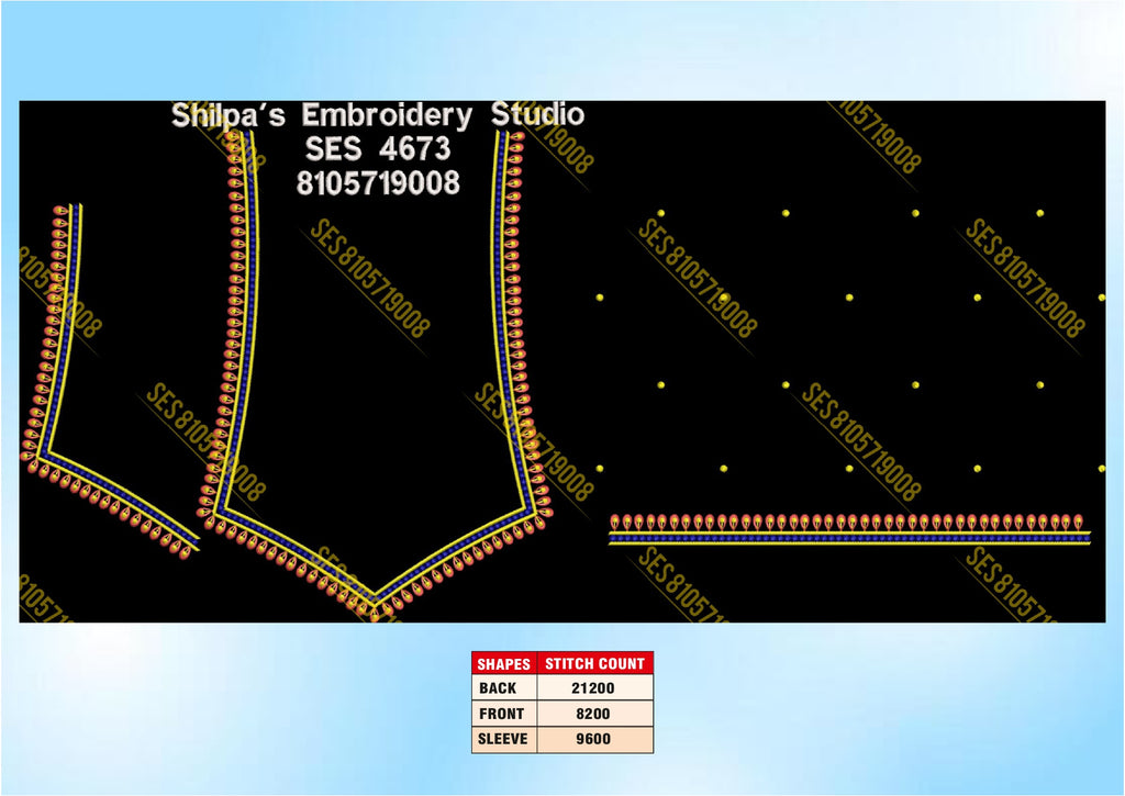 Embroidery Designs 4601-4700 Series