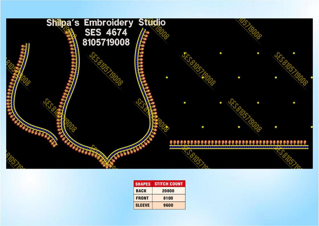Embroidery Designs 4601-4700 Series