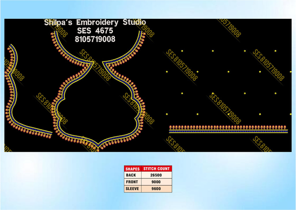 Embroidery Designs 4601-4700 Series